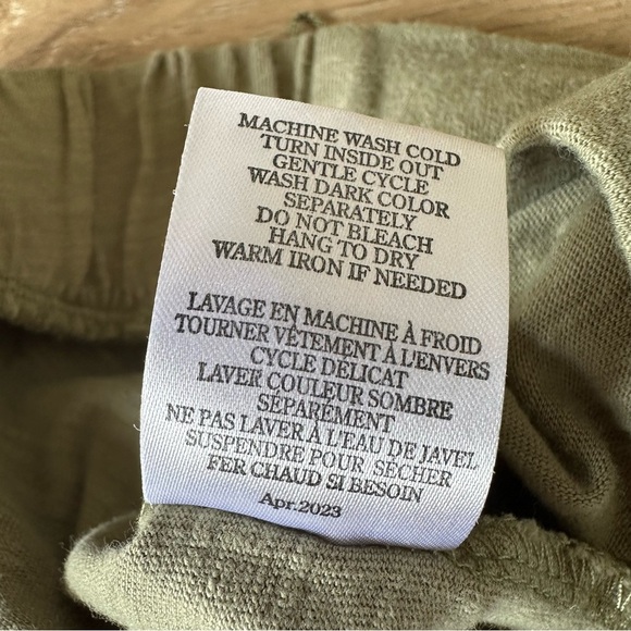 Zsupply Yara Slab Pants Green Wide Leg Sz M - Picture 5 of 5